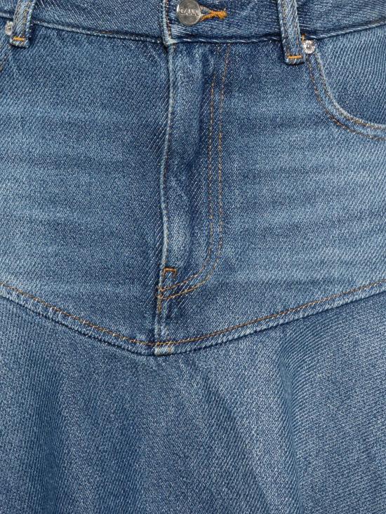 26SS 가니 미디 스커트 A1090042 569 DARK BLUE VINTAGE - GANNI