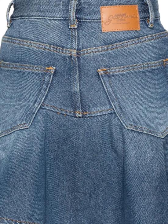 26SS 가니 미디 스커트 A1090042 569 DARK BLUE VINTAGE - GANNI