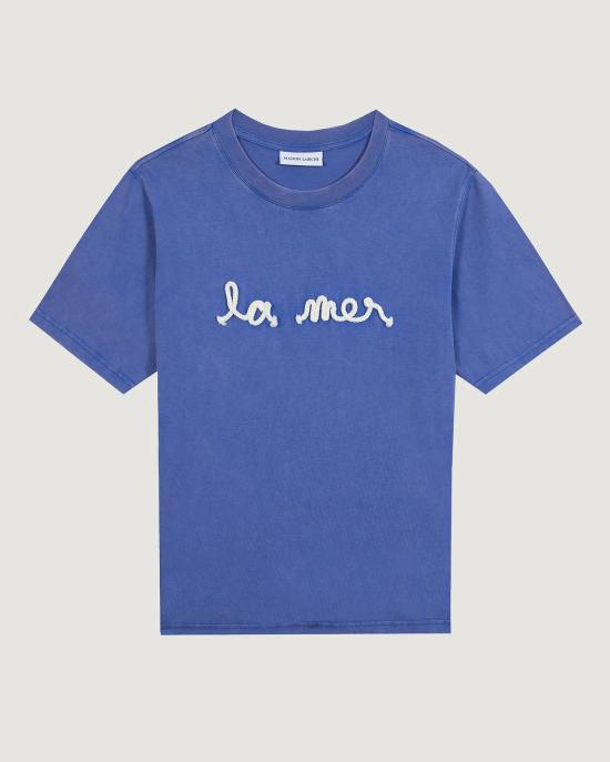 26SS 메종 라비쉬 반팔 티셔츠 ZWPOPINLAMER GREEK BLUE WASHED