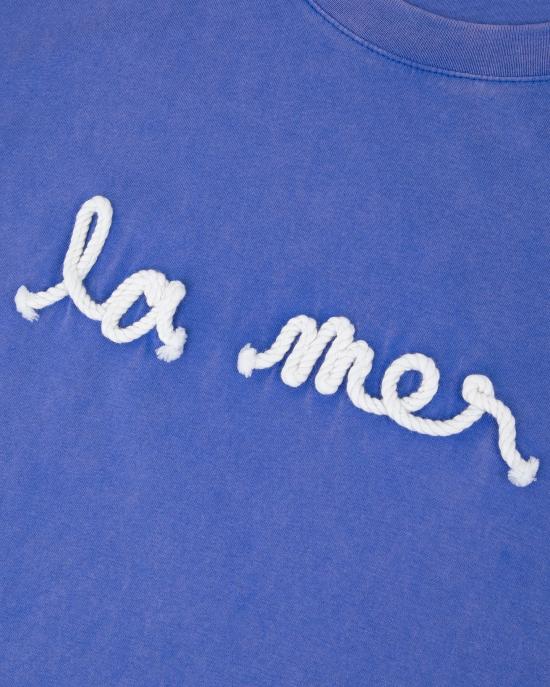 26SS 메종 라비쉬 반팔 티셔츠 ZWPOPINLAMER GREEK BLUE WASHED - MAISON LABICHE
