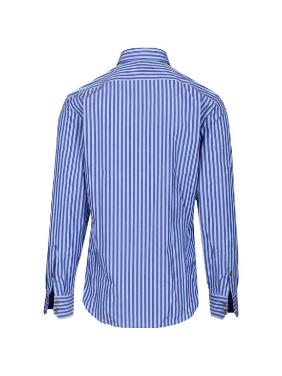 26SS 비비안웨스트우드 긴팔 셔츠 2401000J W018SK204 Blue stripe - VIVIENNE WESTWOOD
