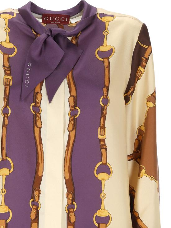 26SS 구찌 셔츠 855593 ZAUK42358 BROWN VIOLET MC - GUCCI