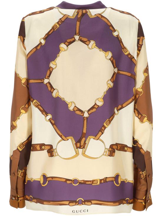 26SS 구찌 셔츠 855593 ZAUK42358 BROWN VIOLET MC - GUCCI