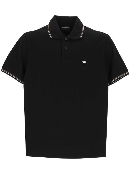 26SS 엠포리오 아르마니 폴로 티셔츠 EM004606 AF23090UC001 Black