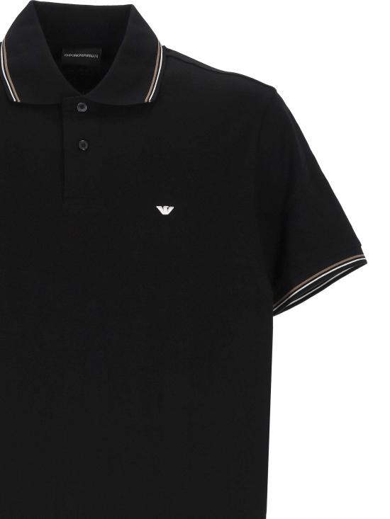 26SS 엠포리오 아르마니 폴로 티셔츠 EM004606 AF23090UC001 Black - EMPORIO ARMANI