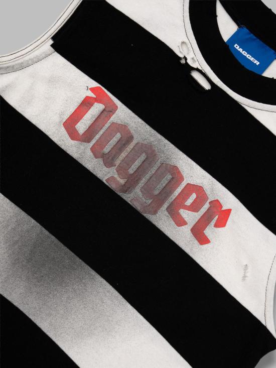 26SS 대거 민소매 티셔츠 60003 B W Black - DAGGER