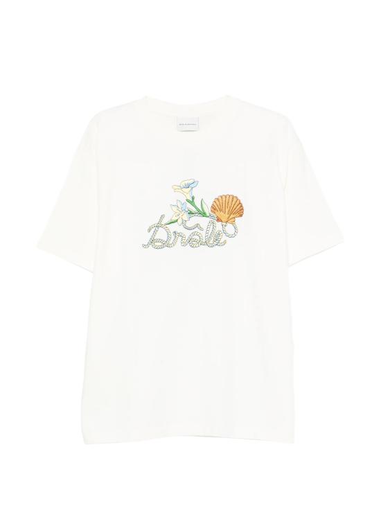 26SS 드롤드무슈 반팔 티셔츠 KTS303CO248 OW Off White