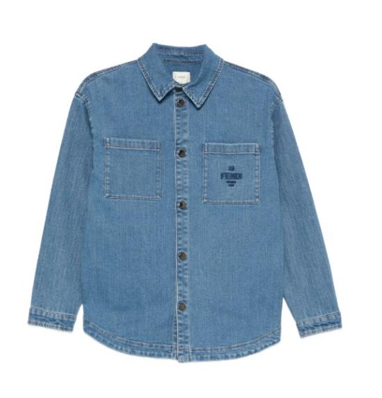 26SS [키즈] 펜디 자켓 JUA267 AVVUF0QG0 Dark blu