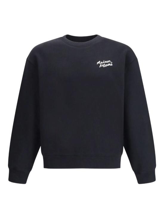 26SS 메종키츠네 핸드라이팅 컴포트 스웨트셔츠 MM00315KM0341 O197 Black