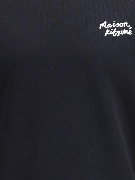 26SS 메종키츠네 핸드라이팅 컴포트 스웨트셔츠 MM00315KM0341 O197 Black - MAISON KITSUNE