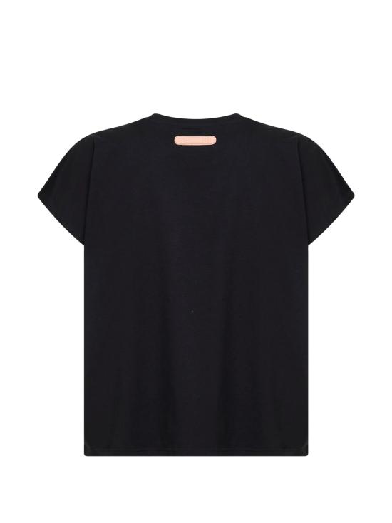 26SS 피디에프 반팔 티셔츠 DFM54033TJ112LIBER BLACK Black - PDF