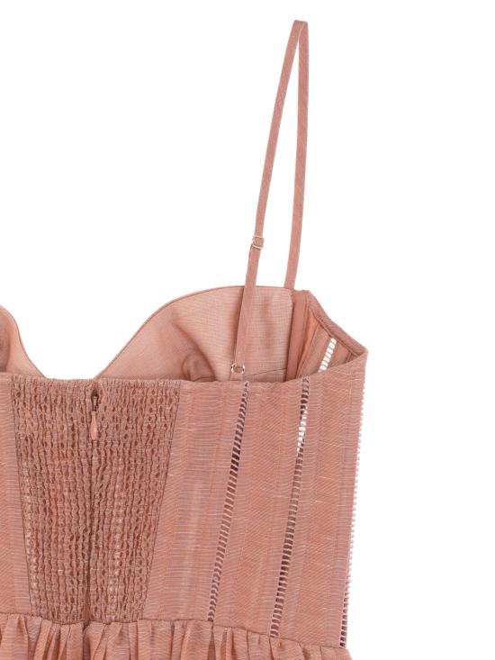 26SS 짐머만 미디 원피스 7811DS261 PEO Pink - ZIMMERMANN