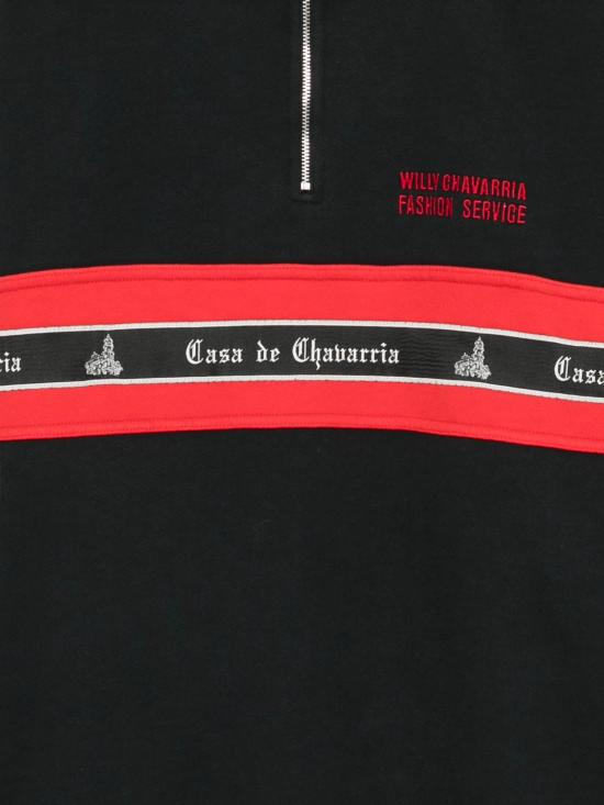 26SS 윌리 차바리아 긴팔 티셔츠 WCJSY0193 001 Black - WILLY CHAVARRIA