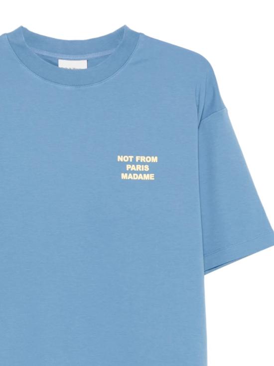 26SS 드롤드무슈 반팔 티셔츠 KTS203CO002 ATBL ATLANTIC BLUE - DROLE DE MONSIEUR