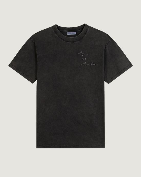 26SS 메종 라비쉬 반팔 티셔츠 ZMPATUREAUMANVS CARBON WASHED