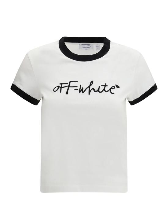 26SS 오프화이트 반팔 티셔츠 2AA112S26JER001 W102 White