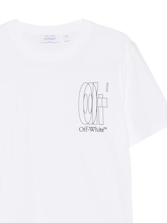 26SS 오프화이트 반팔 티셔츠 44MAA027S26J003 100 White - OFF WHITE