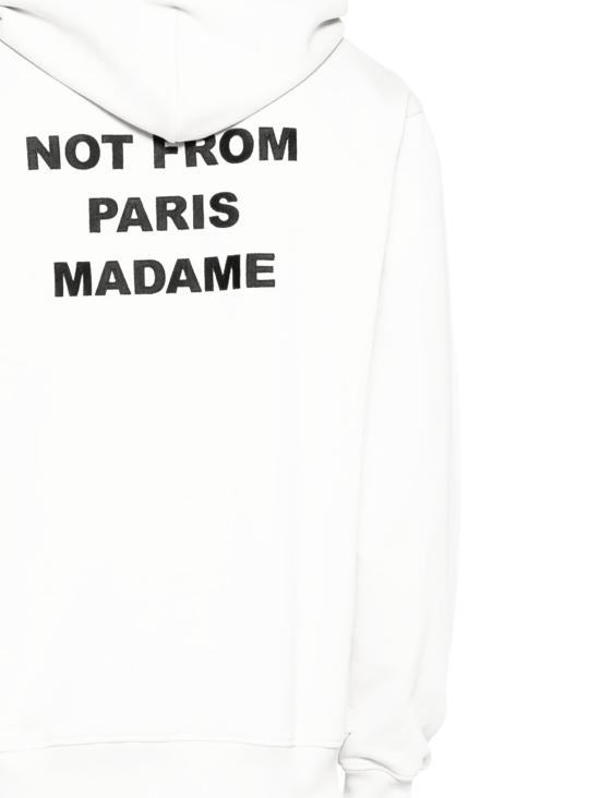26SS 드롤드무슈 후드 티셔츠 PERMHO162CO127 WT White - DROLE DE MONSIEUR