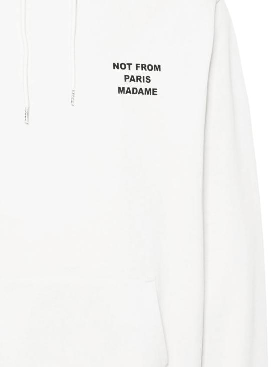 26SS 드롤드무슈 후드 티셔츠 PERMHO162CO127 WT White - DROLE DE MONSIEUR