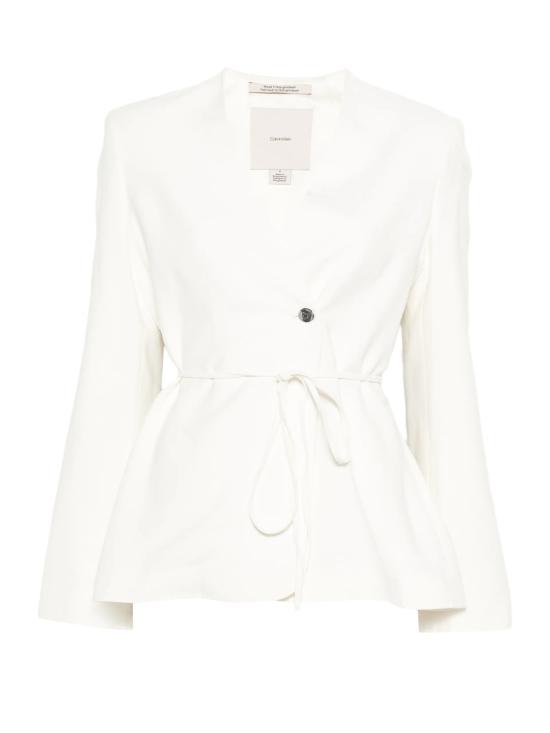 26SS 캘빈클라인 수트 자켓 LV044F408G YAS White