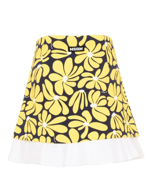 26SS [키즈] 엠에스지엠 스커트 S6MSJGSK085 MS009 Primrose yellow - MSGM