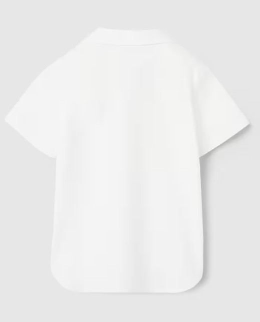 26SS [키즈] 구찌 셔츠 848695 XWA719043 Pope soft white red - GUCCI