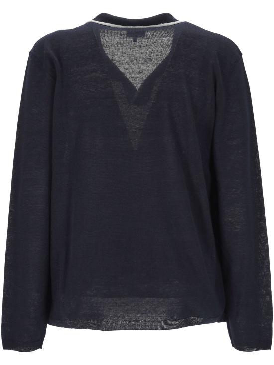 26SS 조르지오 아르마니 스웨터 GM003140 AF24710FB010 BLUE IVORY - GIORGIO ARMANI