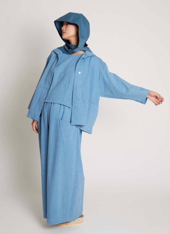  카렘 모자 카아렘 코코넛 쉘 카키  + 스카프 (제로 웨이스트) - KAAREM