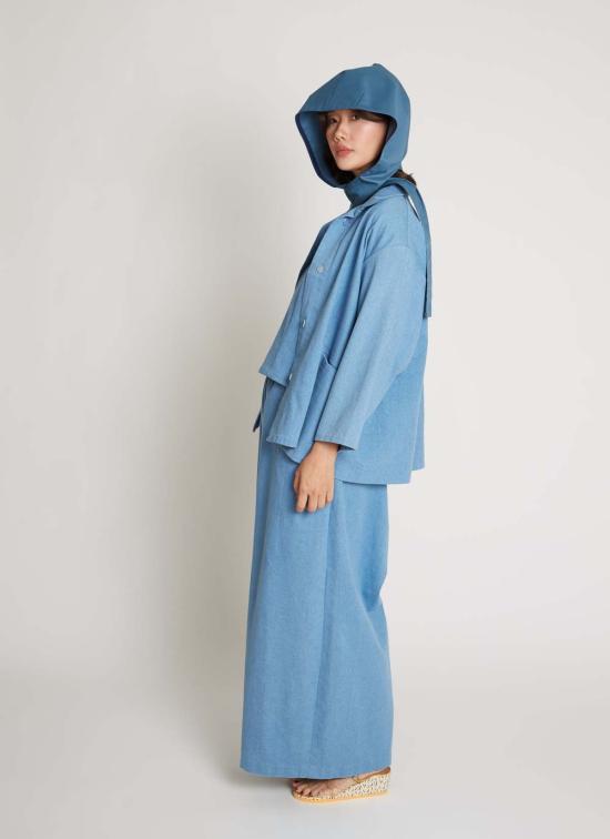  카렘 모자 카아렘 코코넛 쉘 카키  + 스카프 (제로 웨이스트) - KAAREM