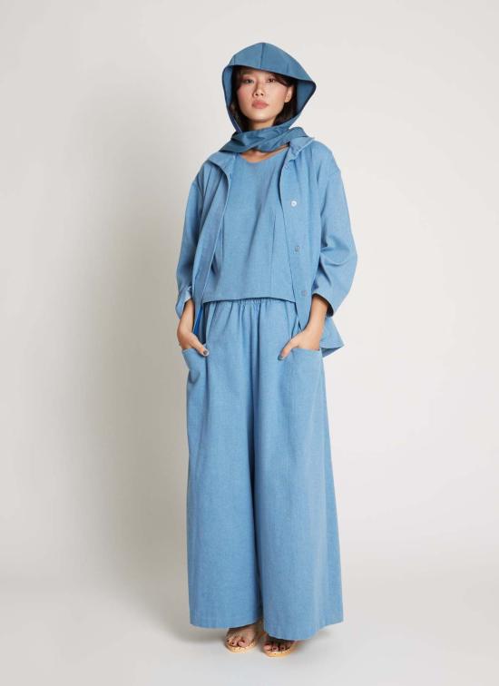  카렘 모자 카아렘 코코넛 쉘 카키  + 스카프 (제로 웨이스트) - KAAREM