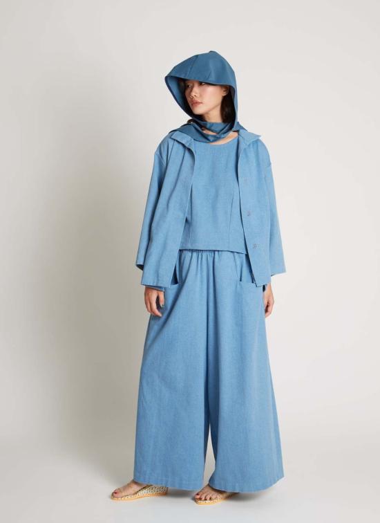  카렘 모자 카아렘 코코넛 쉘 카키  + 스카프 (제로 웨이스트) - KAAREM