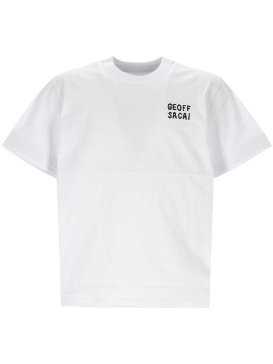 26SS SACAI GEOFF 반팔 티셔츠 26 01126S 101 White
