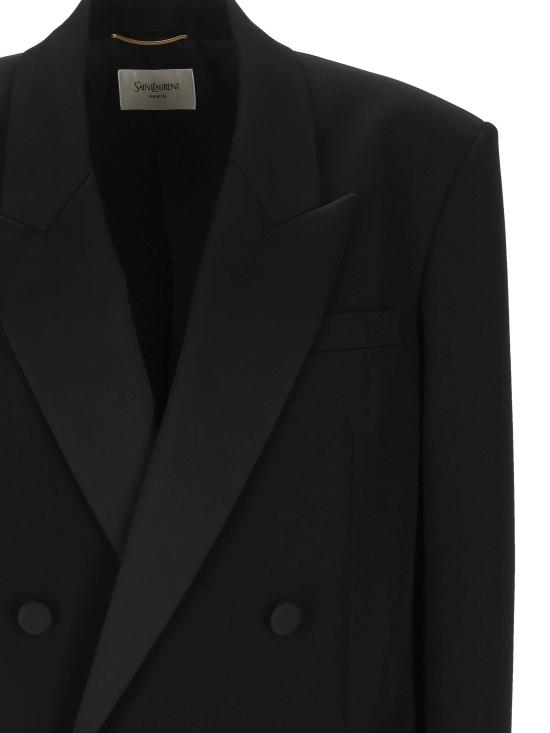 26SS 생로랑 수트 자켓 860569 Y7E631000 Black - SAINT LAURENT