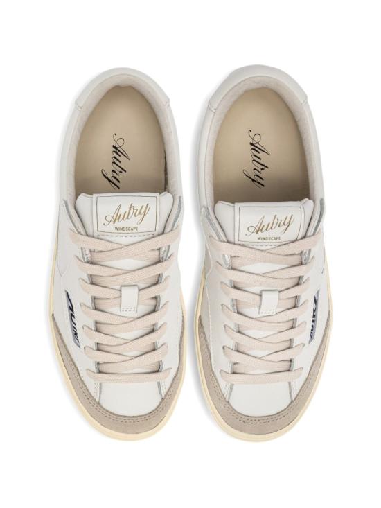 26SS 오트리 WINDSCAPE 로우 스니커즈 스웨이드 SCLW UK01WHT WHT - AUTRY