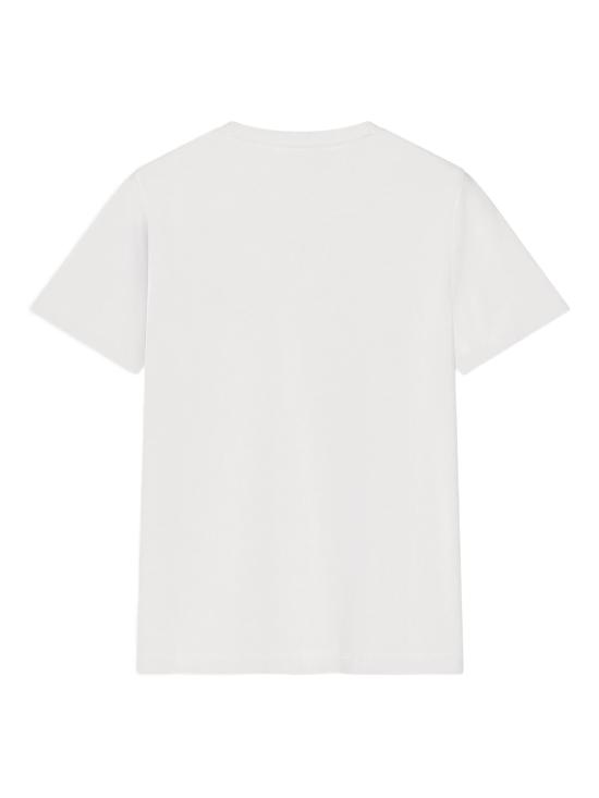 26SS 메종키츠네 폭스 헤드 레귤러 폴로 티셔츠 PW00113KJ7026 P100 White - MAISON KITSUNE