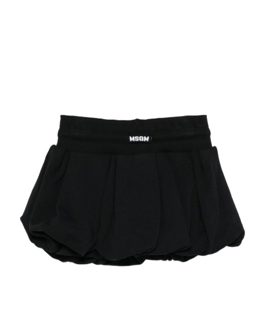 26SS [키즈] 엠에스지엠 스커트 S6MSJGST086 110 Nero black - MSGM
