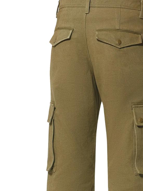 26SS 이자벨마랑 스트레이트 팬츠 PA0691FA D2E02I67KI Khaki - ISABEL MARANT