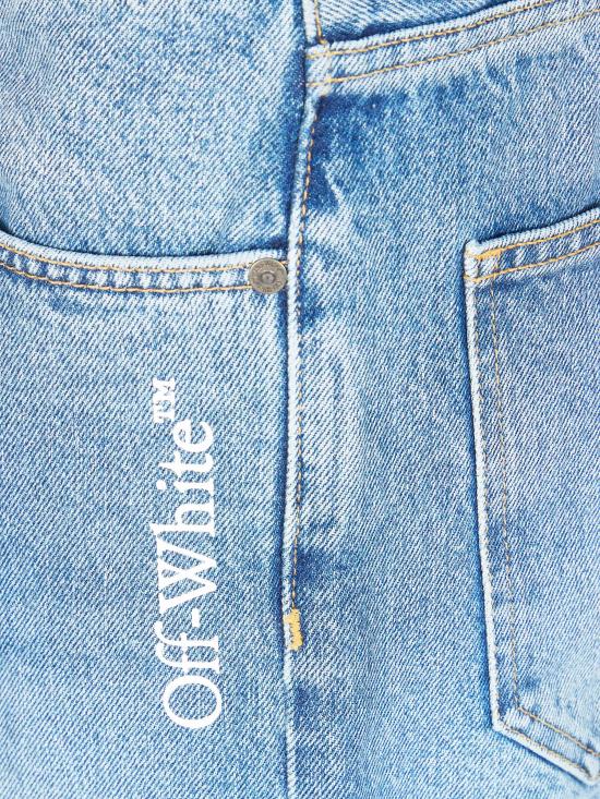 26SS 오프화이트 데님 팬츠 OMYA18JS26DEN00 240 LIGHT MEDIUM BLUE - OFF WHITE