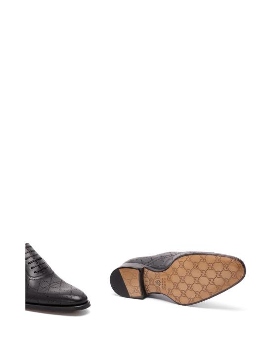 26SS 구찌 레이저 GG 레이스업 슈즈 863019 AAGBV1000 Black - GUCCI