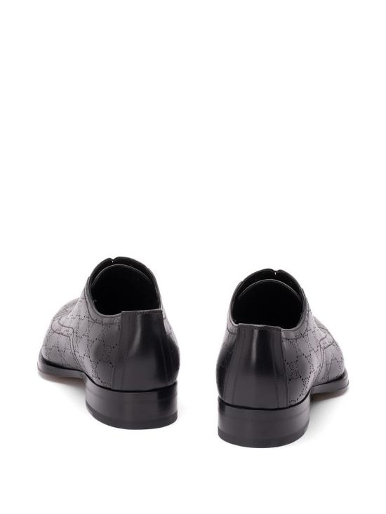 26SS 구찌 레이저 GG 레이스업 슈즈 863019 AAGBV1000 Black - GUCCI