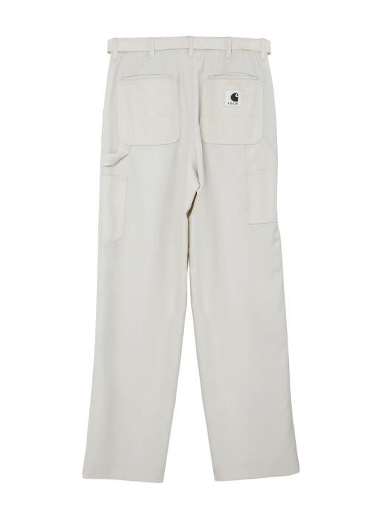 26SS 사카이 X 칼하트 WIP 스트레이트 팬츠 26 03993M 199 White - SACAI X CARHARTT WIP