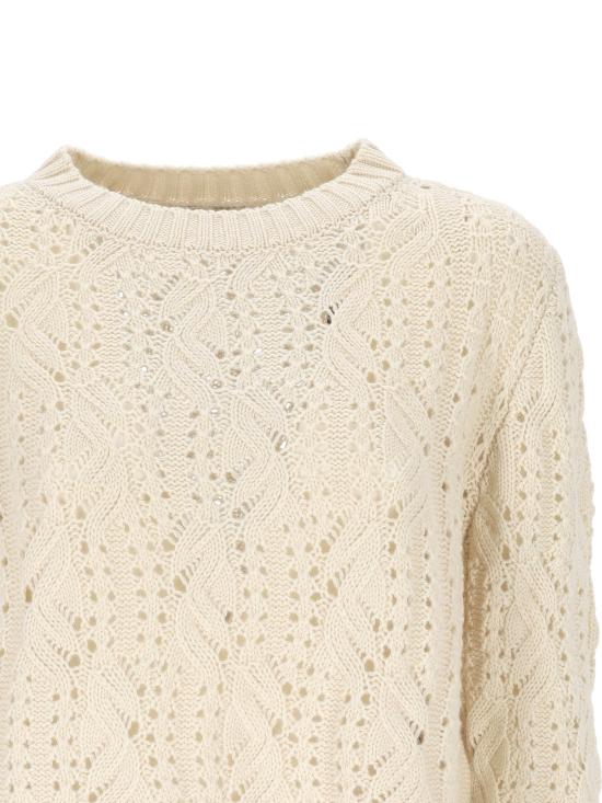 26SS 아뇨나 스웨터 K511036 8T030PN08 IVORY BUTTER - AGNONA