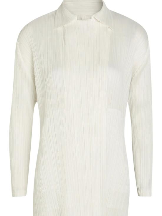 26SS 플리츠플리즈 코트 PP66JA123 01 White - PLEATS PLEASE