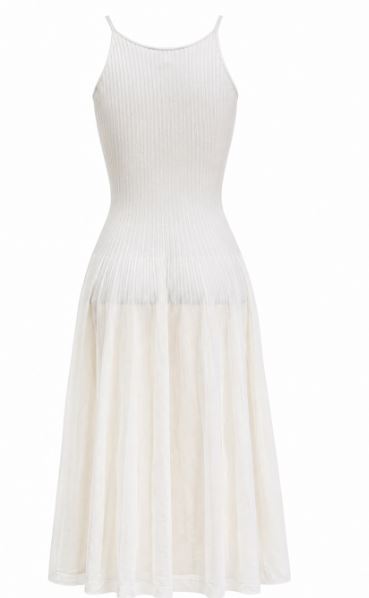 26SS 말로 미디 원피스 DXS130 F3I47E100 Bianco avorio - MALO