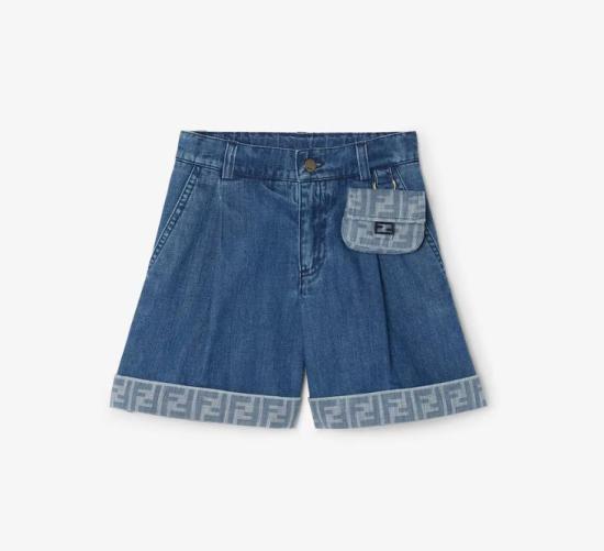 26SS [키즈] 펜디 쇼츠/버뮤다 JFF400 AVWIF0QG0