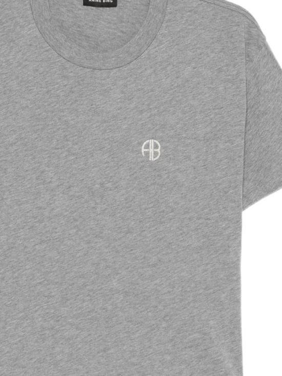 26SS 애니빙 반팔 티셔츠 A0812383GRM1 GREY MELANGE - ANINE BING