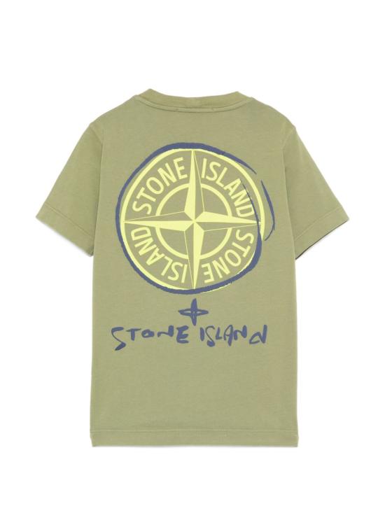26SS [키즈] 스톤 아일랜드 티셔츠 L1S162100009 S0377V0058 - STONE ISLAND