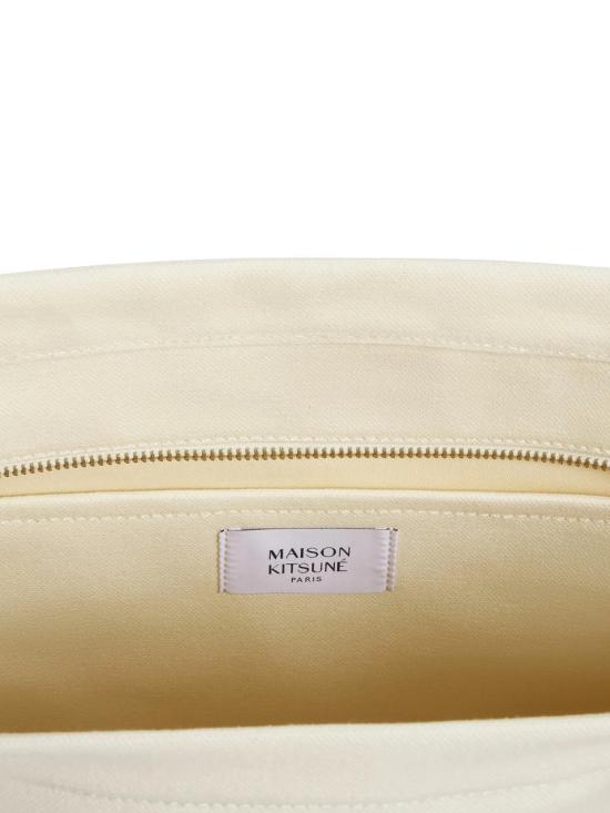 26SS 메종키츠네 숄더백 QU05104WB0050 0502 ECRU CLASSIC NAVY - MAISON KITSUNE