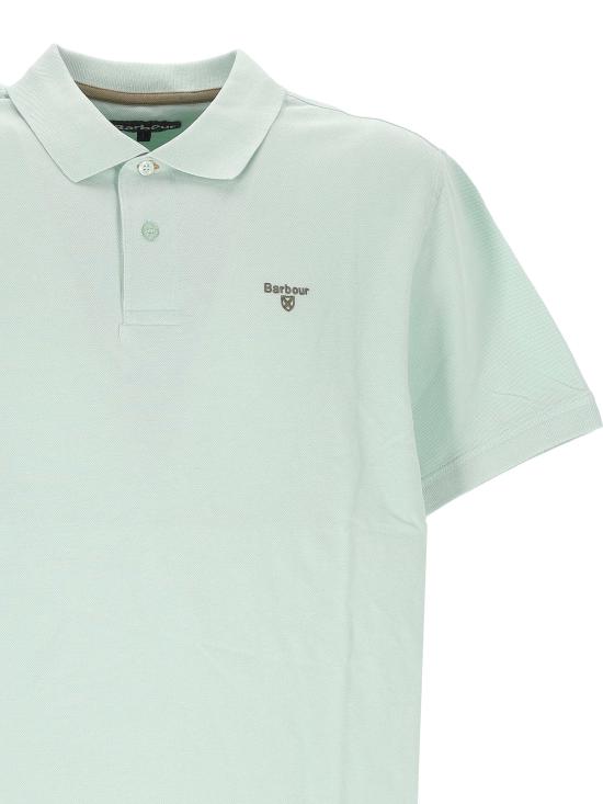 26SS 바버 폴로 티셔츠 MML1367 MMLBU11 Mint blue - BARBOUR