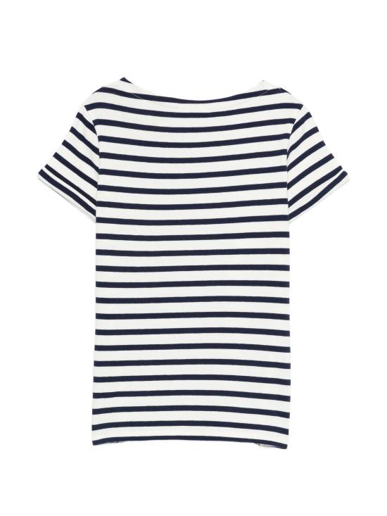 26SS 메종 라비쉬 반팔 티셔츠 ZWCOLOMBSSLAMER IVORY NAVY - MAISON LABICHE